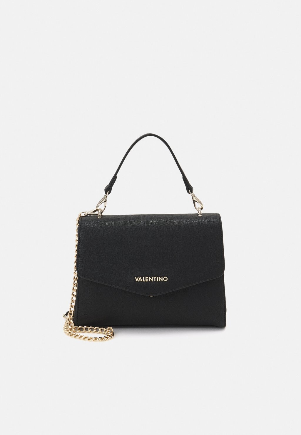 

Сумка через плечо Valentino с ручкой и логотипом бренда, черный