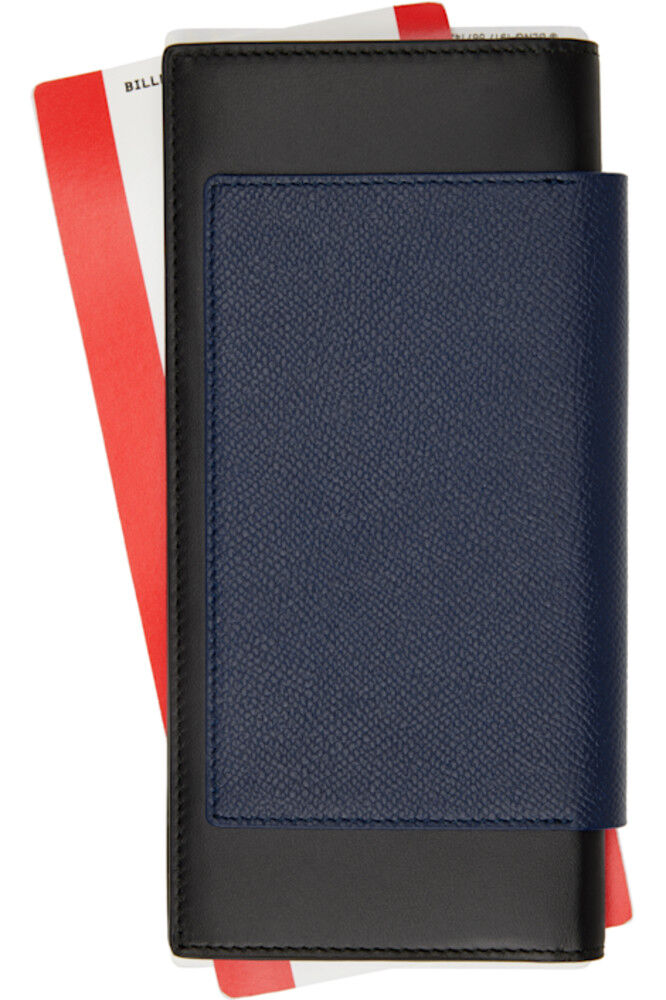 Длинный кошелек Navy Passport для 2 билетов Balenciaga — фото 2