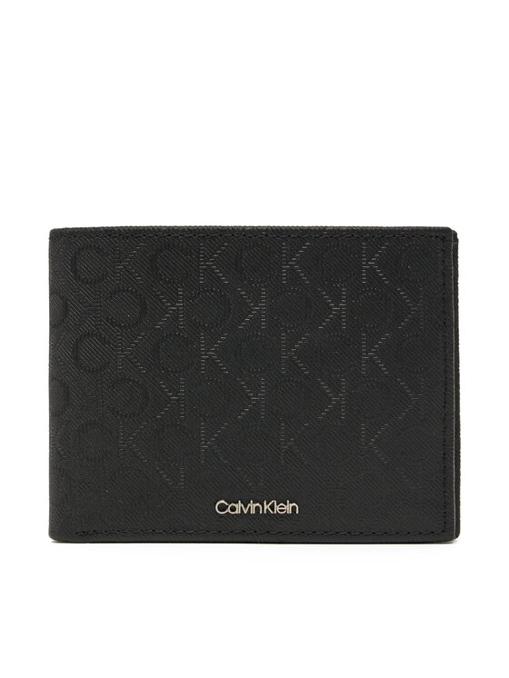 

Большой мужской кошелек Trifold 10Cc W/Coin K50K512684 Calvin Klein, черный