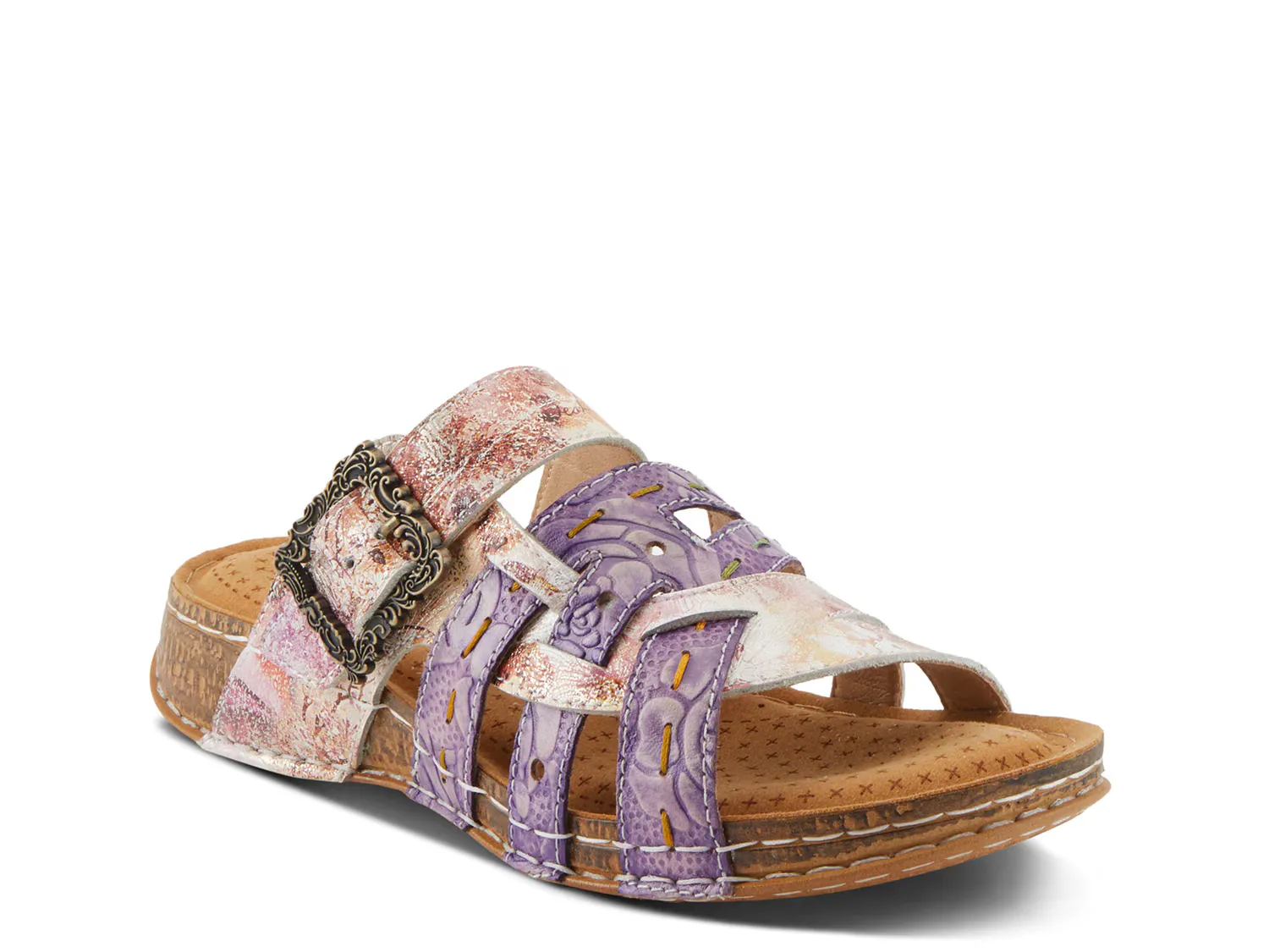 Сандалии Calamityjay Wedge Sandal L'Artiste By Spring Step, фиолетовый