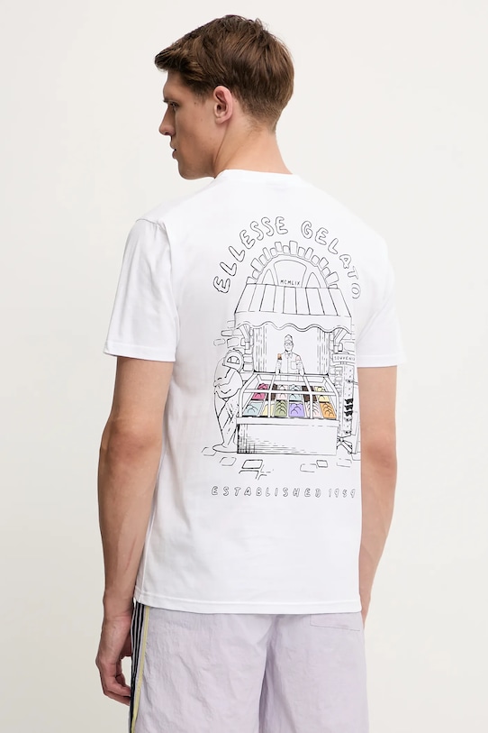 

Хлопковая футболка Stradone Ellesse, белый