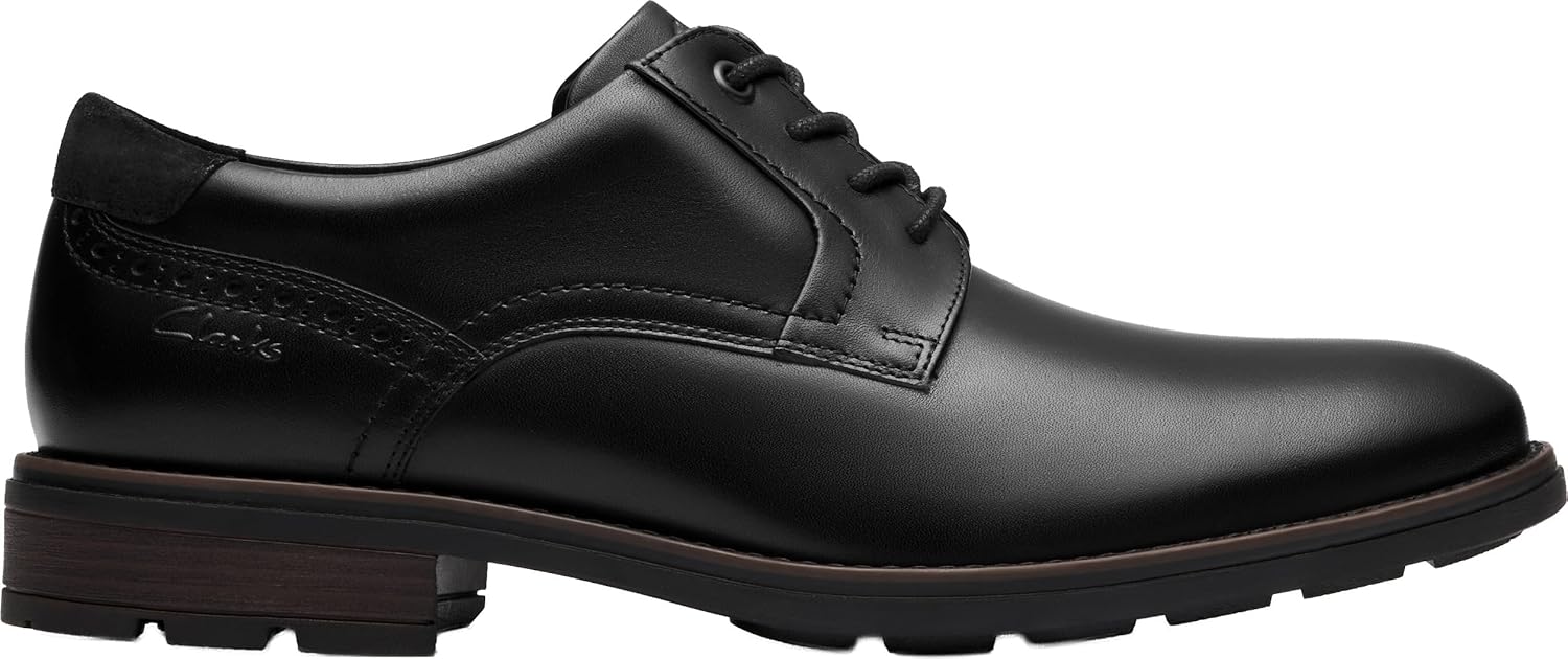 Мужские классические оксфорды Clarks Emmet, черный — фото 4