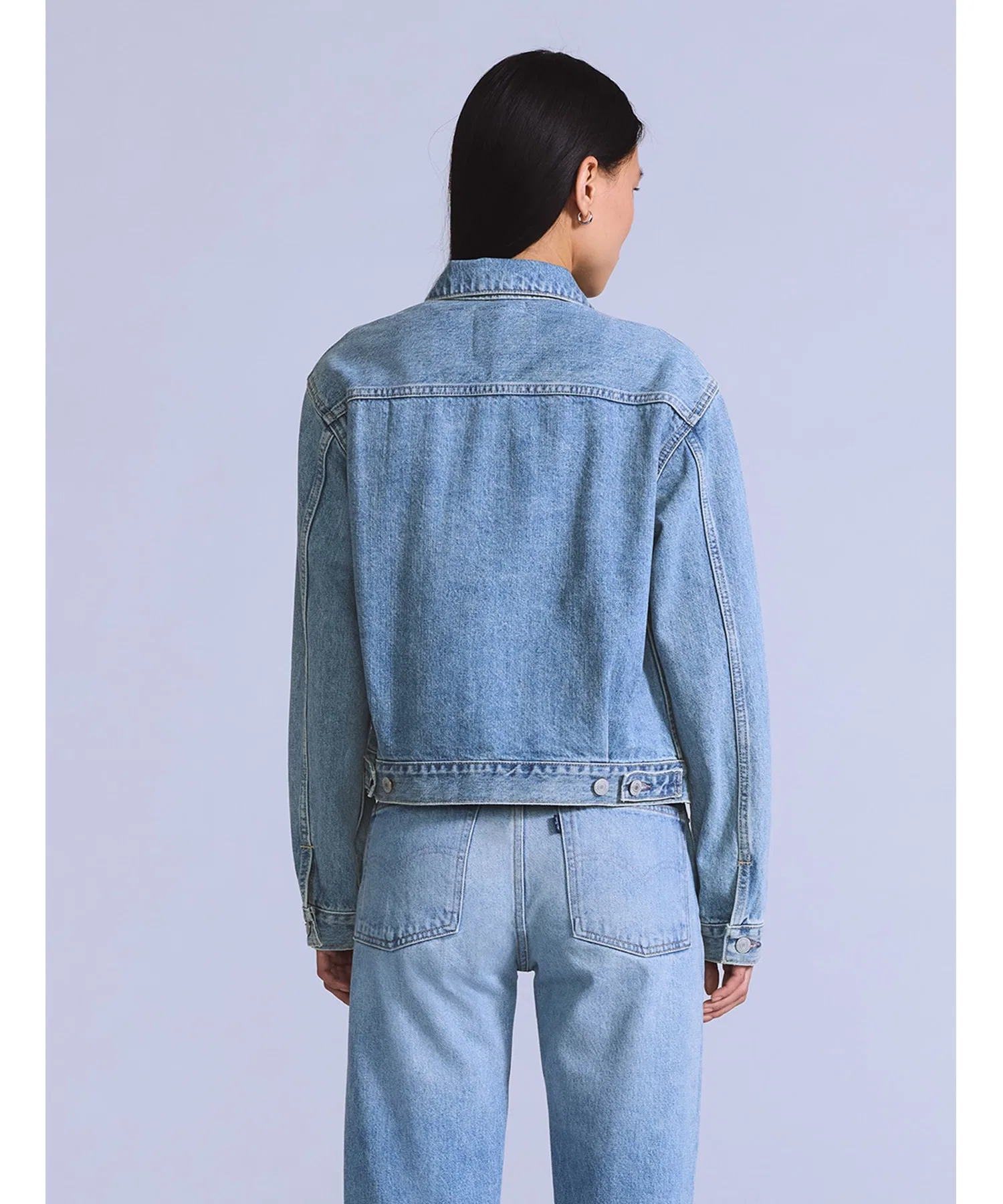 Джинсовая куртка Levi's BLUETAB™ TYPE II Trucker Jacket, светло-индиговый цвет, произведено в Японии. — фото 2