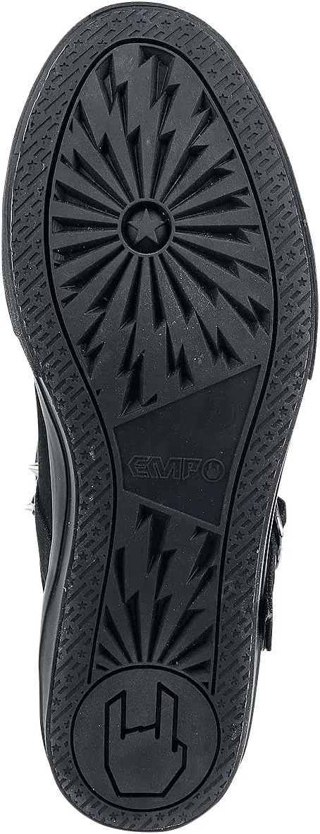 Black Premium by EMP Черные кроссовки Black Premium от EMP унисекс с заклепками — фото 4