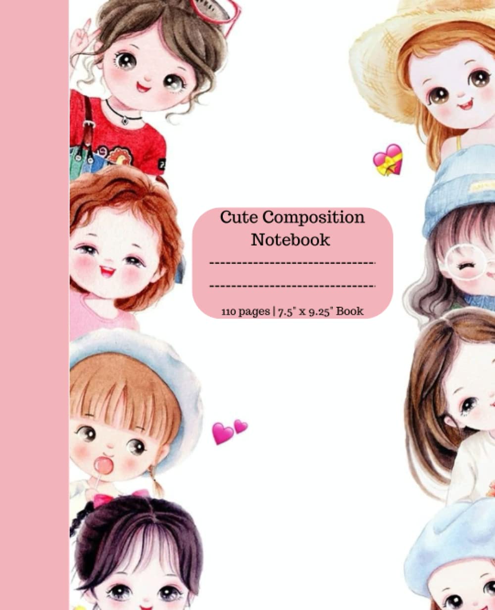 

Cute Korean Girls Journal Notebook: Cute Korean Girls Journal Notebook | 110 Pages | 7.5" x 9.25 (Independently published)