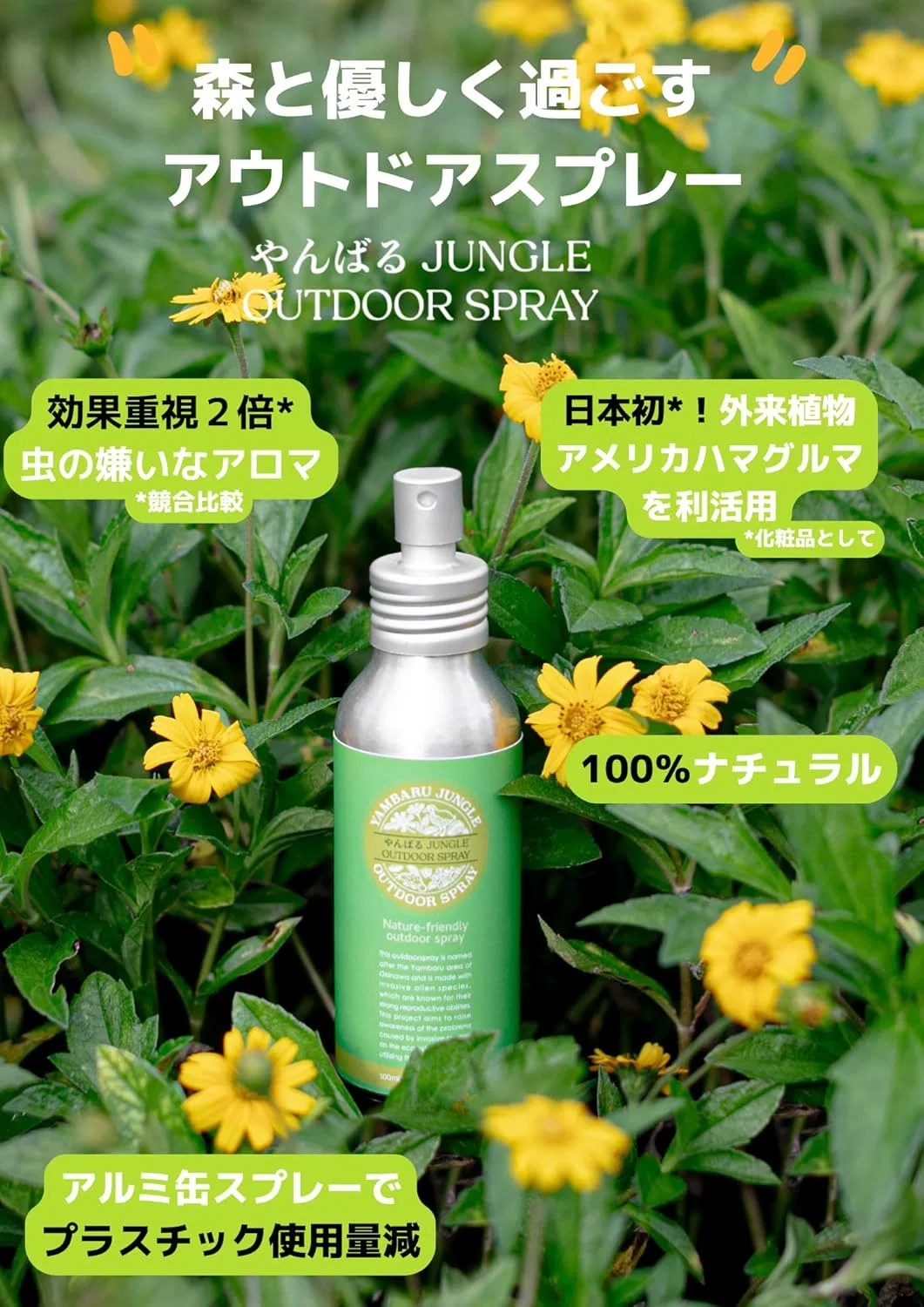 Набор солнцезащитный крем и спрей от насекомых Coral-friendly Sunscreen White + Yanbaru JUNGLE OUTDOOR SPRAY — фото 4