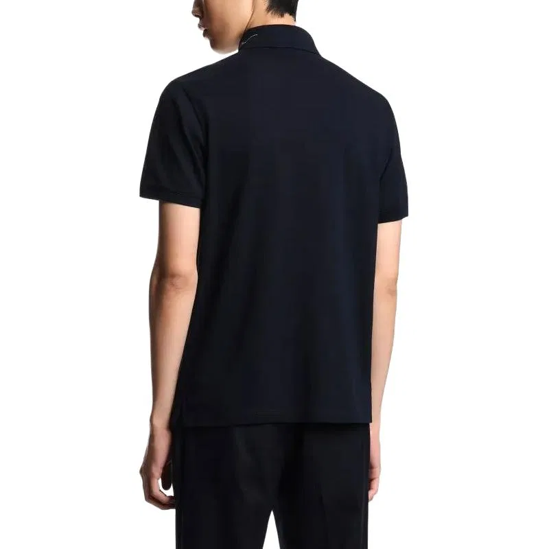 Поло мужское FW25 EMPORIO ARMANI, Marine Blue — фото 4