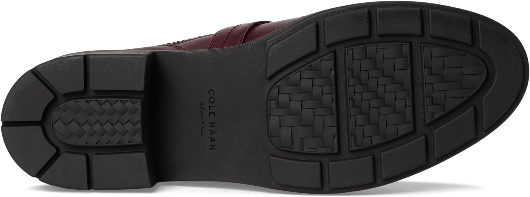 Оксфорды Cole Haan Carlitta Monk Strap Lug Oxfords, цвет Black Garnet Leather — фото 3
