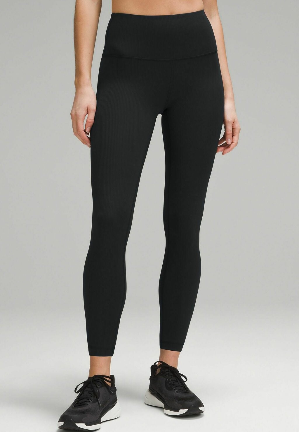 

Тайтсы Wunder Train High-Rise Ribbed 64Cm lululemon, черный