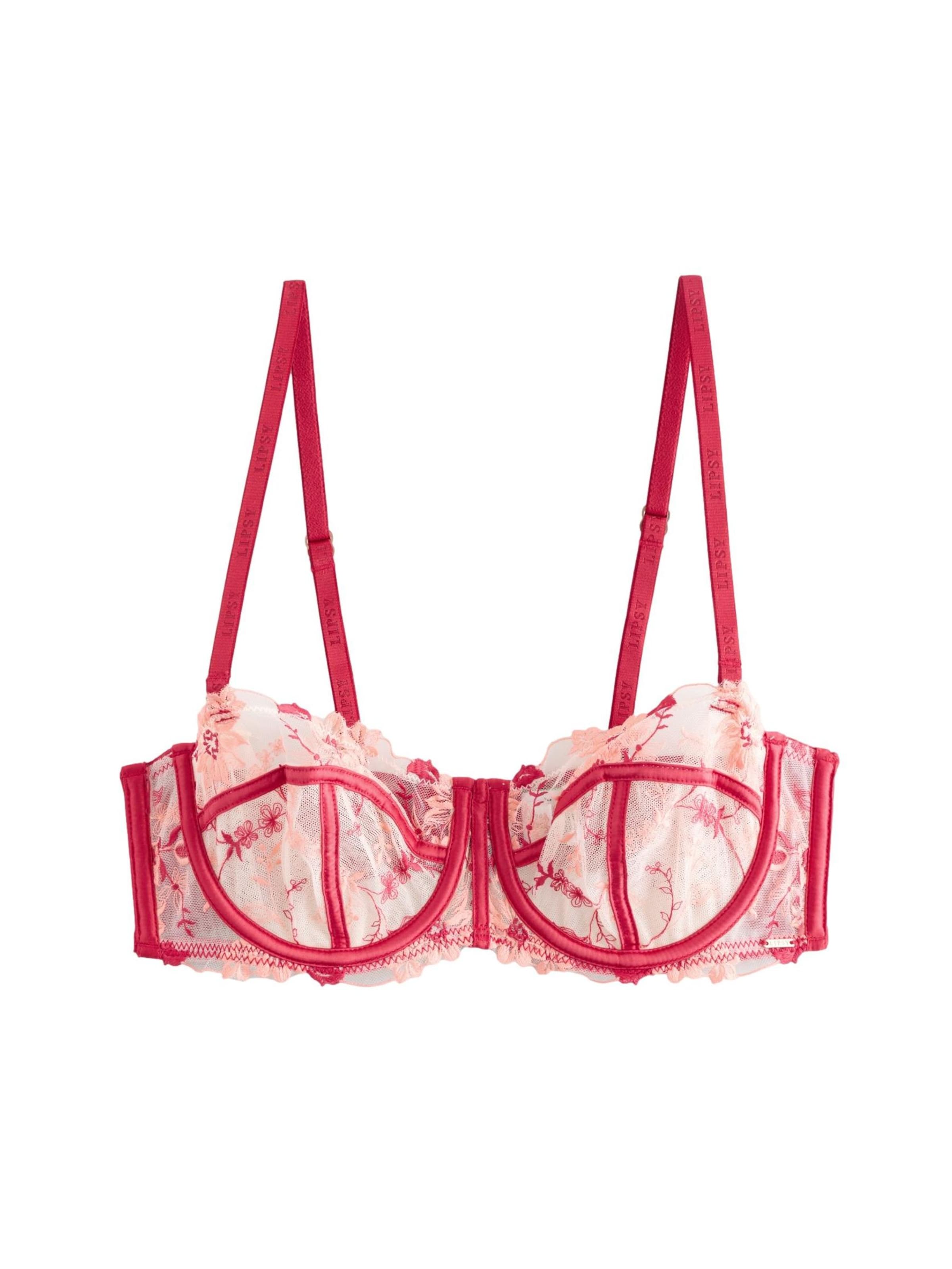 

Lipsy Бюстгальтер балконет в красном цвете