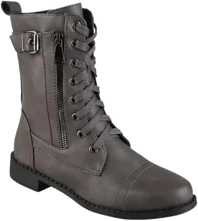 

Ботинки SWZEC Renegade с пряжкой, серый