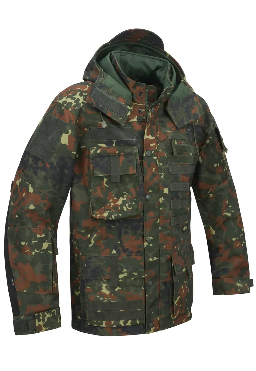 

Зимняя куртка Brandit " Brandit Men's Performance Outdoor Jacket" (1 шт.), с капюшоном, цвет Flecktarn