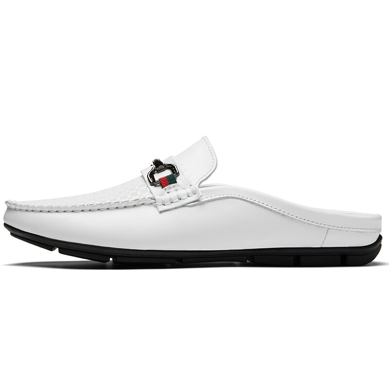 

Сабо с закрытым носком для мужчин Devanro, цвет White embossed