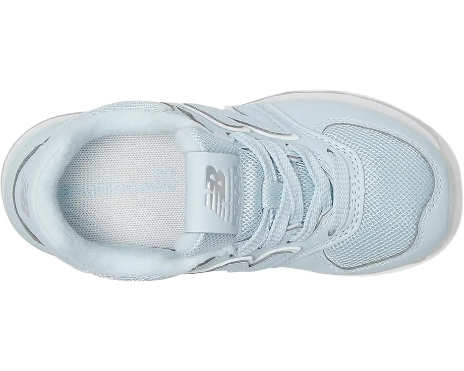 Кроссовки New Balance Kids 574 (Little Kid), Frosted Glass/Silver Metalic — фото 2