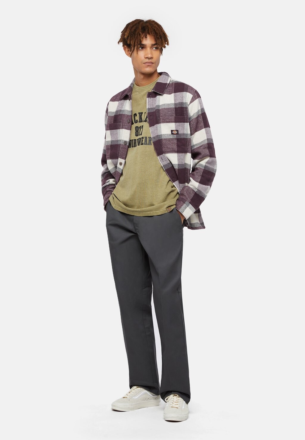 

Летняя куртка LANGARMHE COALING Dickies, темно-фиолетовый