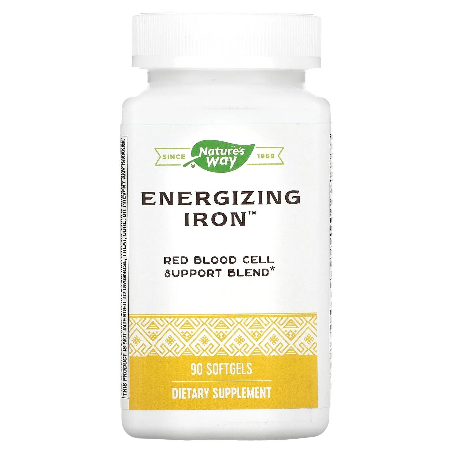 

Nature's Way Energizing Iron двойная формула железа 90 желатиновых капсул