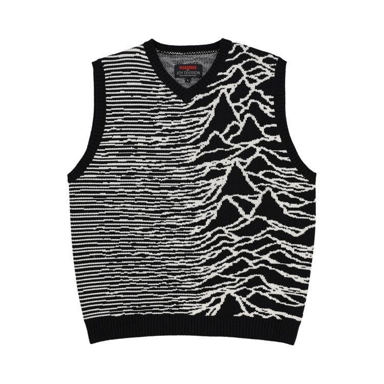 

Свитер Pleasures Interzone Sweater Vest, черный