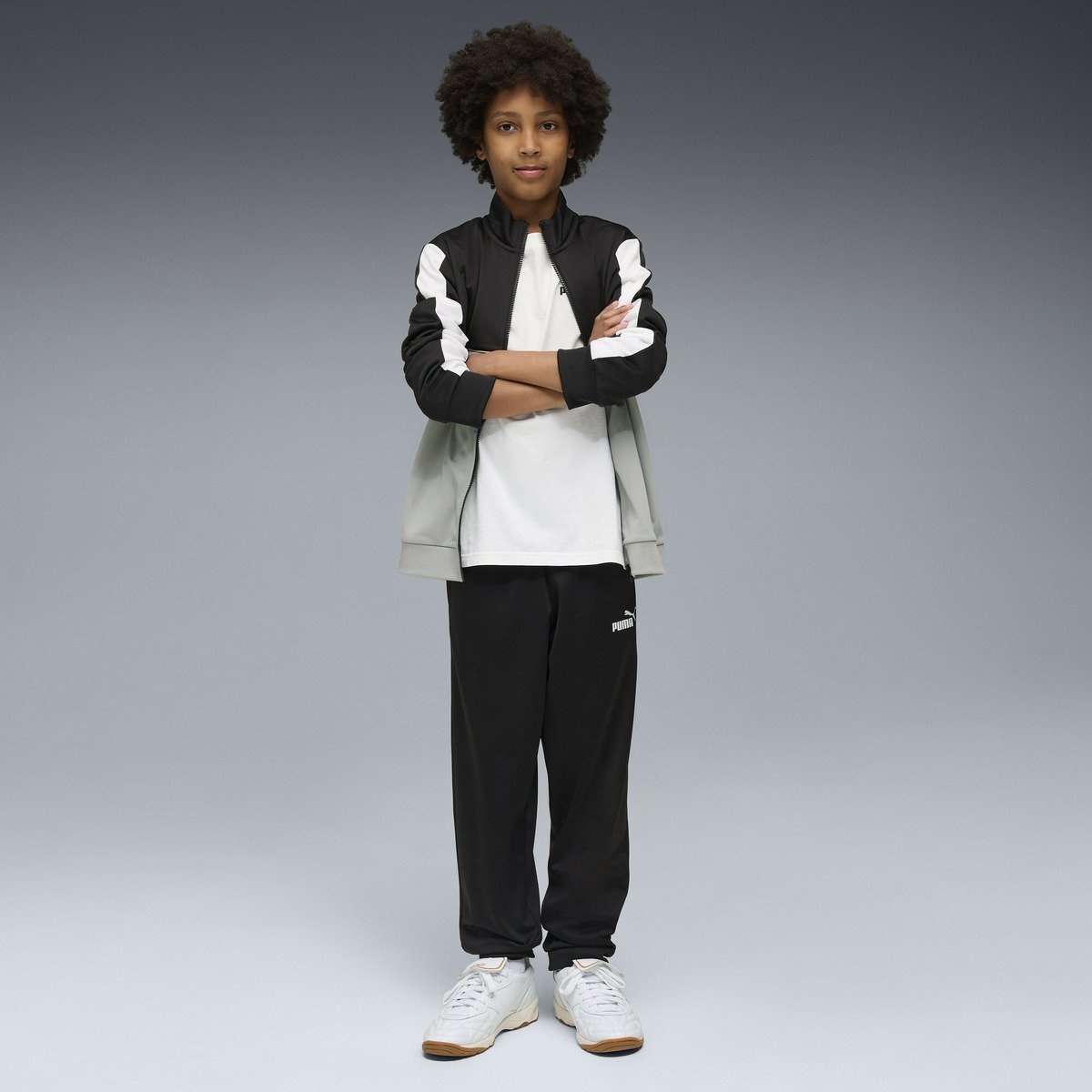 Детский спортивный костюм PUMA Sport Poly Suit, размеры 120-160 см, PUMA Black