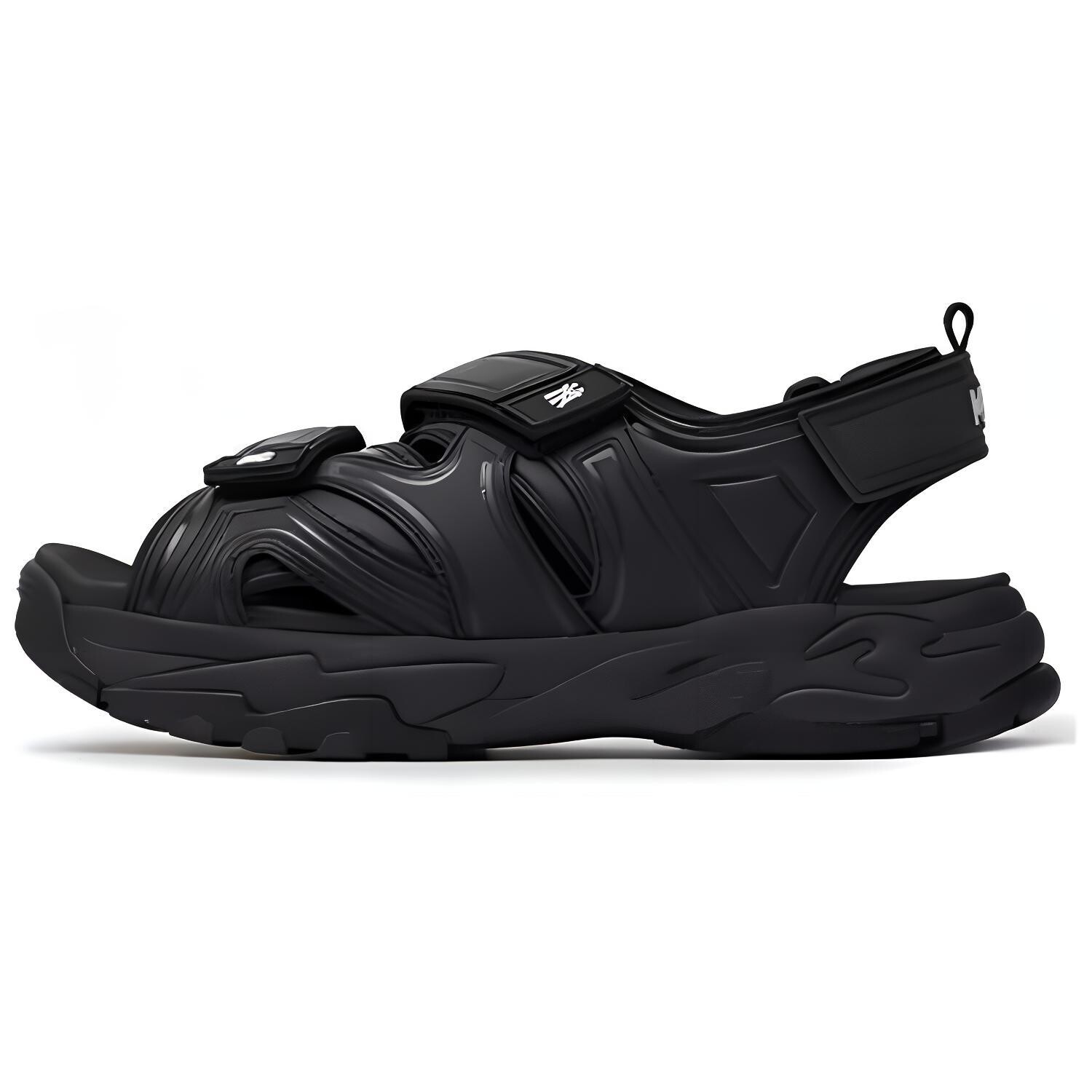 Sandal Chunky Mask Пляжные сандалии унисекс черный Mlb