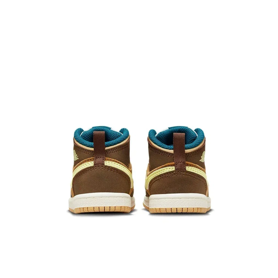 Кроссовки Nike Air Jordan Mid SE DZ6339-200 Cacao Wow Shoes HTAT96, коричневый — фото 4