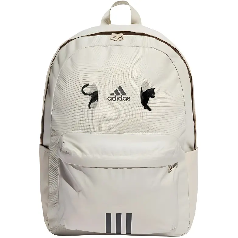 

Adidas Тканевый рюкзак унисекс светло-серый и черный, Drilling Cat