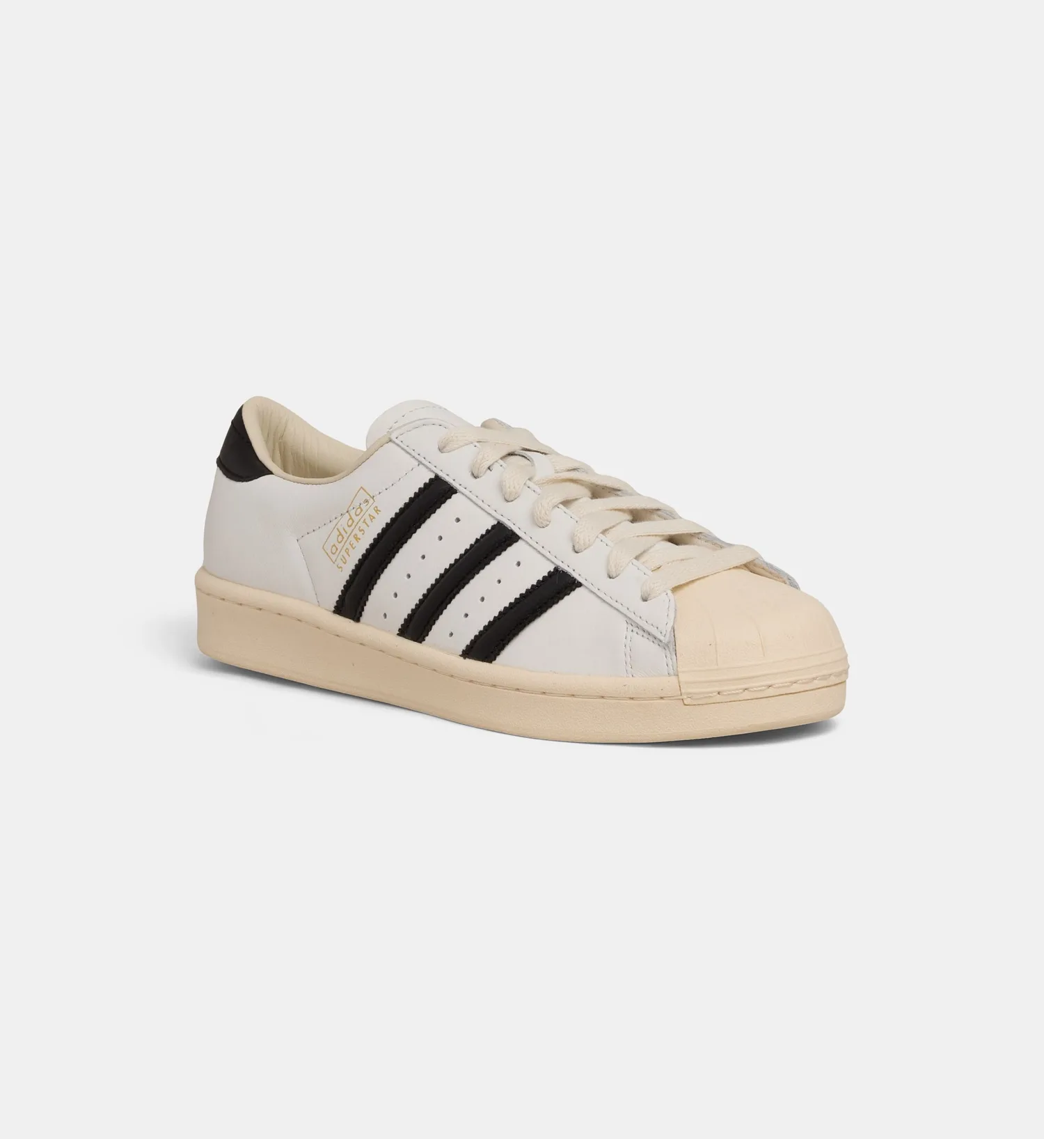 Низкие кеды Superstar Vintage из кожи Adidas Originals, черный — фото 2