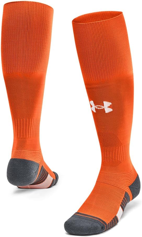 

Under Armour Unisex Magnetico носки до икры, (800) Team Orange/Pitch Gray/White
