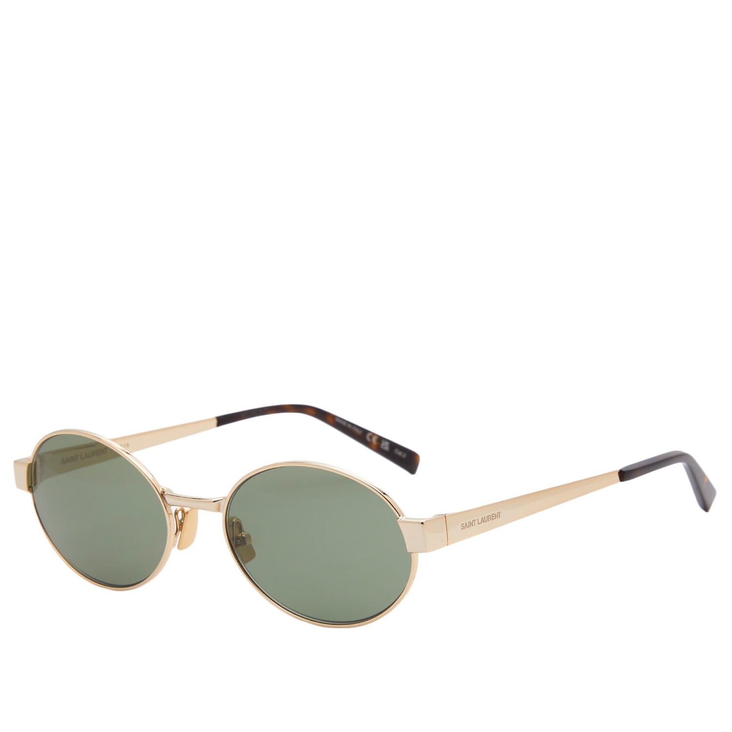 

Солнцезащитные очки Saint Laurent Sl 692 Sunglasses, цвет Gold & Green