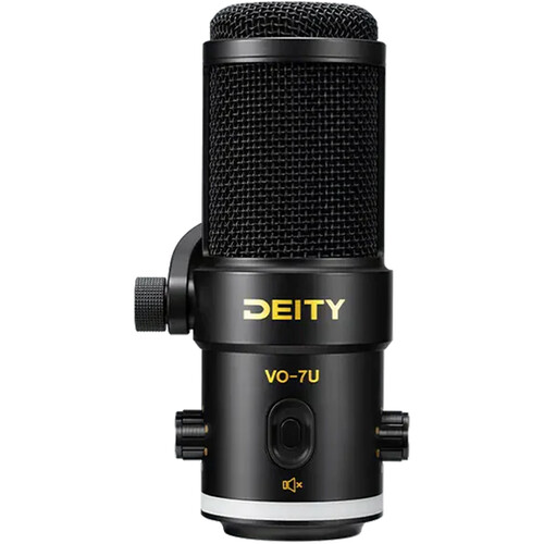 

Комплект динамического суперкардиоидного USB-микрофона Deity Microphones VO-7U с настольным штативом (черный)