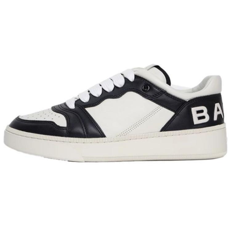 

Низкие кроссовки для скейтбординга мужские бело-черные BALLY