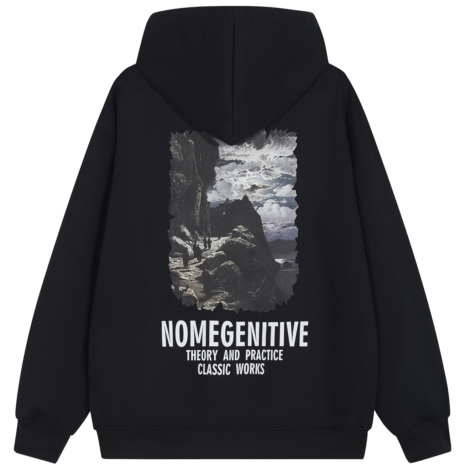 

Толстовка унисекс NOME, Черный (на флисовой подкладке)