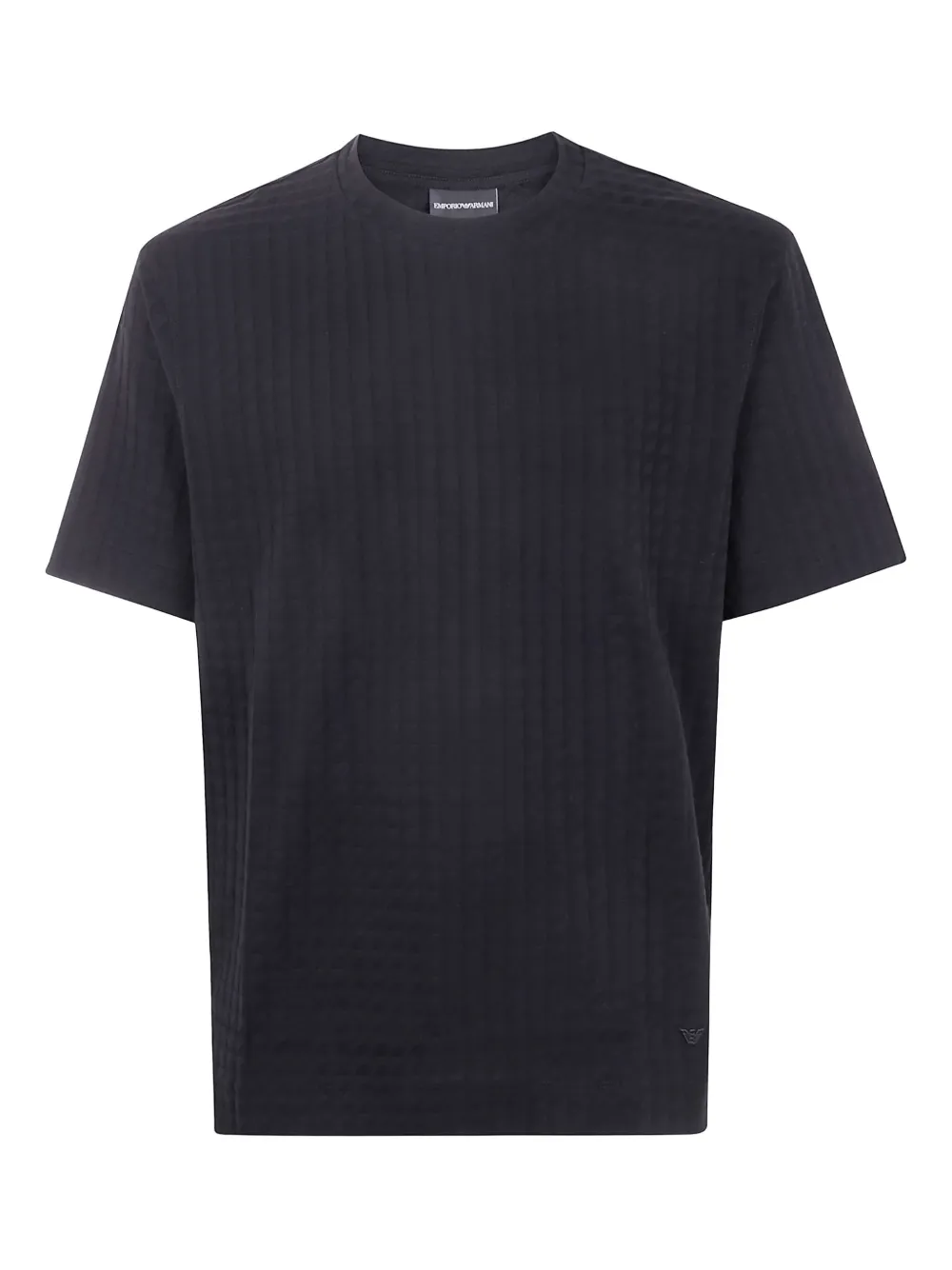 

Фактурная футболка EMPORIO ARMANI, черный