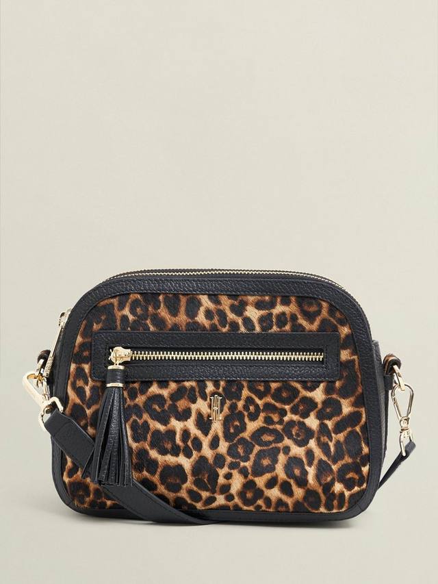 

Сумка Carlton из кожи с леопардовым принтом Hobbs, Multi