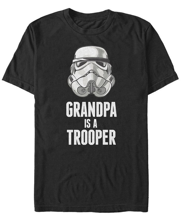 

Мужская футболка Grandpa Trooper с короткими рукавами и круглым вырезом Fifth Sun, черный