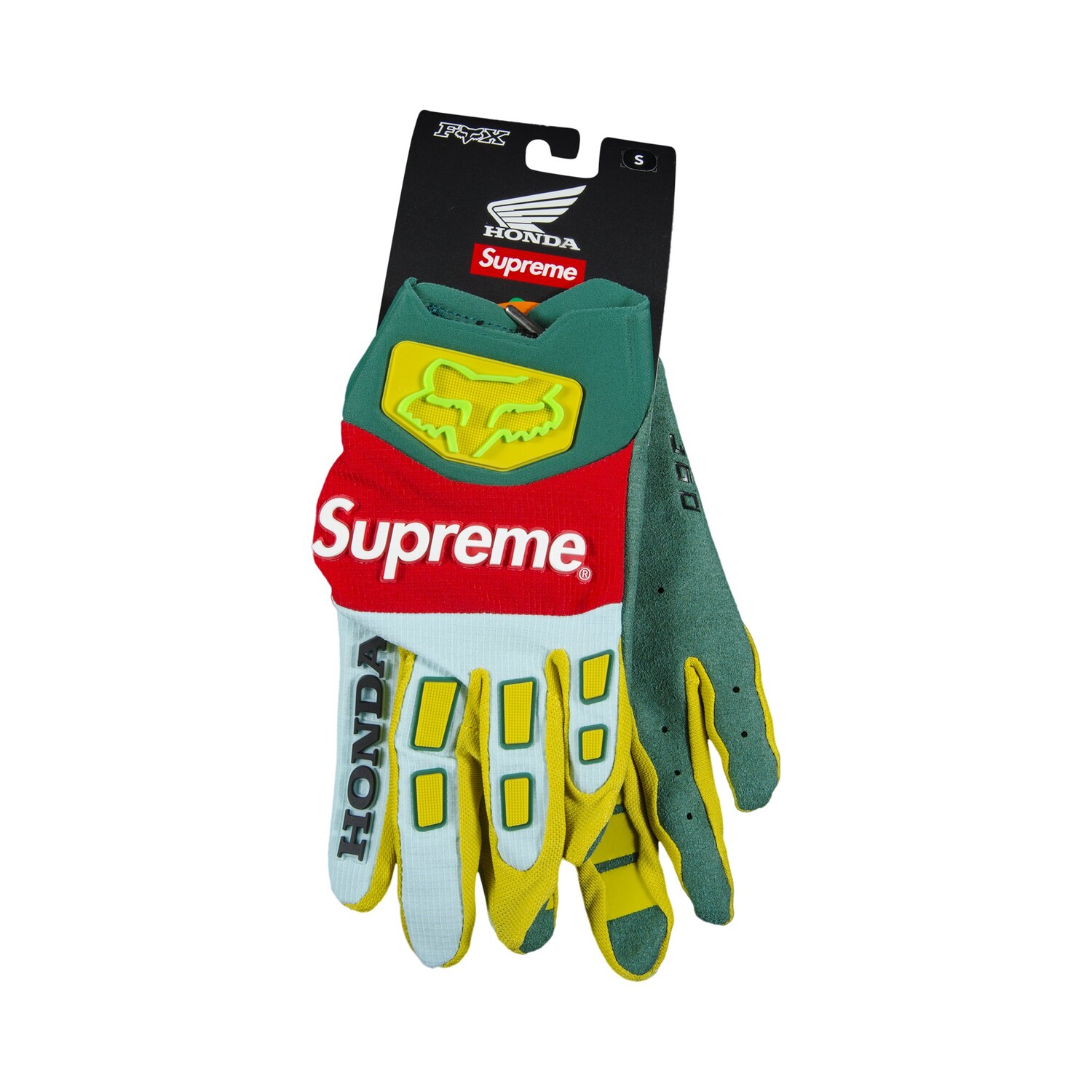 

Перчатки Supreme x Honda Fox Racing, цвет Мосс