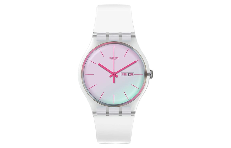 

SWATCH Часы Unisex 41mm Pink Watch SO29K704-S14