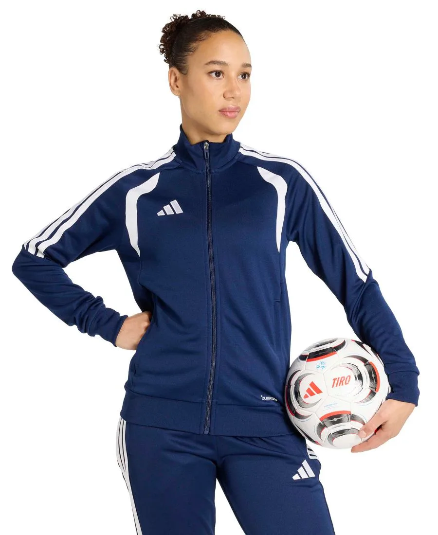 Женская куртка Tiro 26 Adidas, team темно-синий синий 2/белый