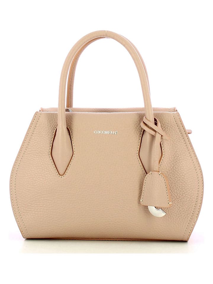 

COCCINELLE Кожаная сумка бежевого цвета - (Ш)30 x (В)20 x (Г)13 см