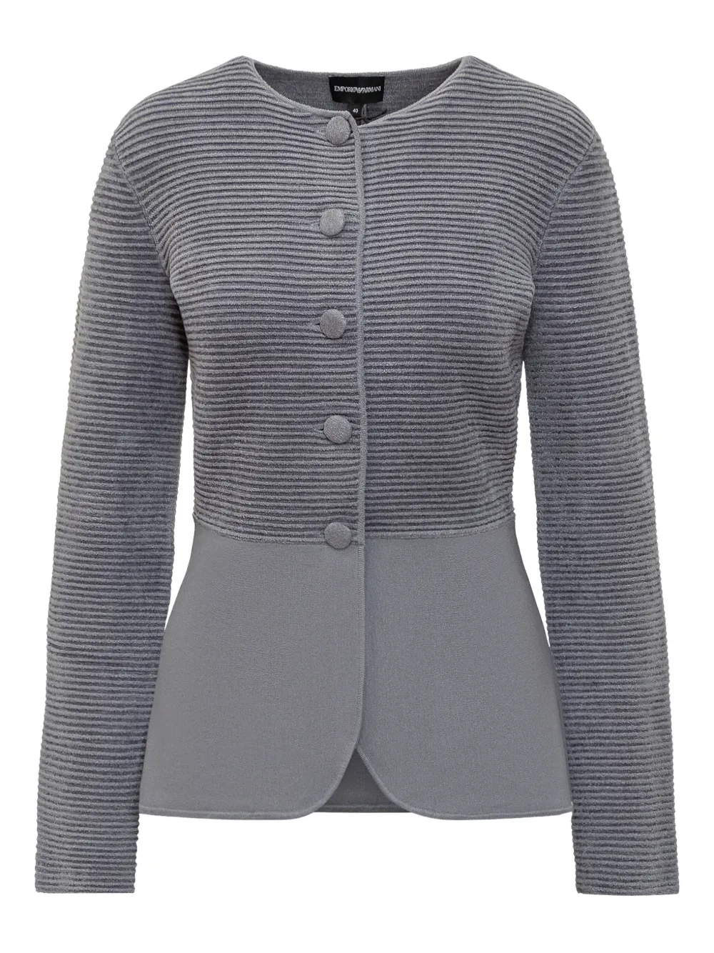 

Кардиган в полоску EMPORIO ARMANI, серый