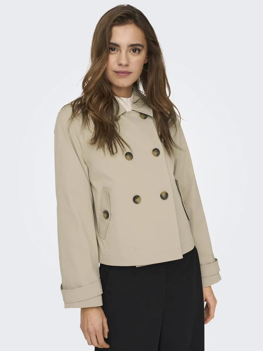 

Only короткая куртка "ONLAPRIL SHORT TRENCHCOAT OTW NOOS", цвет O X Ford Tan
