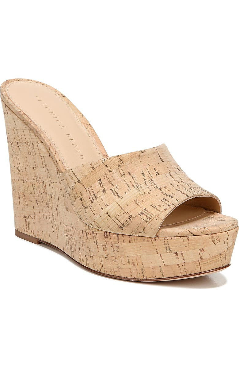 Veronica Beard Dali H0002N1-200 Sandal Womens Brown Platform Wedge JOBB522