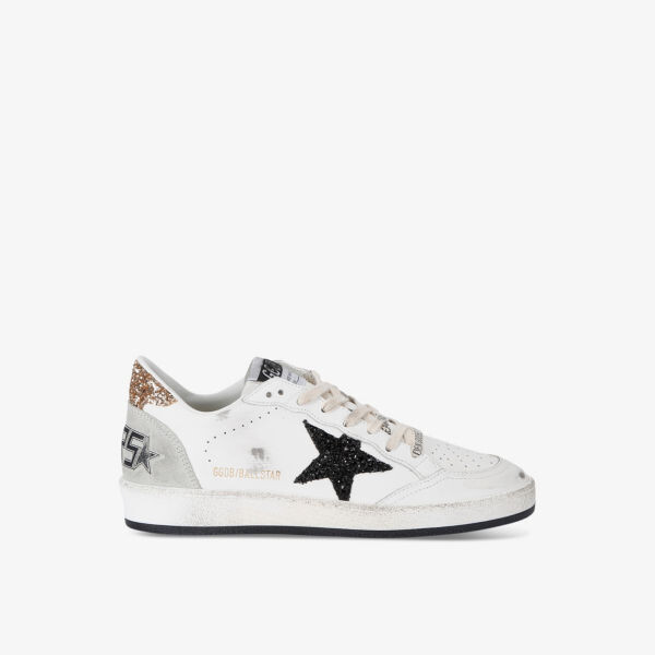 Женские кроссовки Ballstar 10750 из кожи с низким верхом Golden Goose, белый