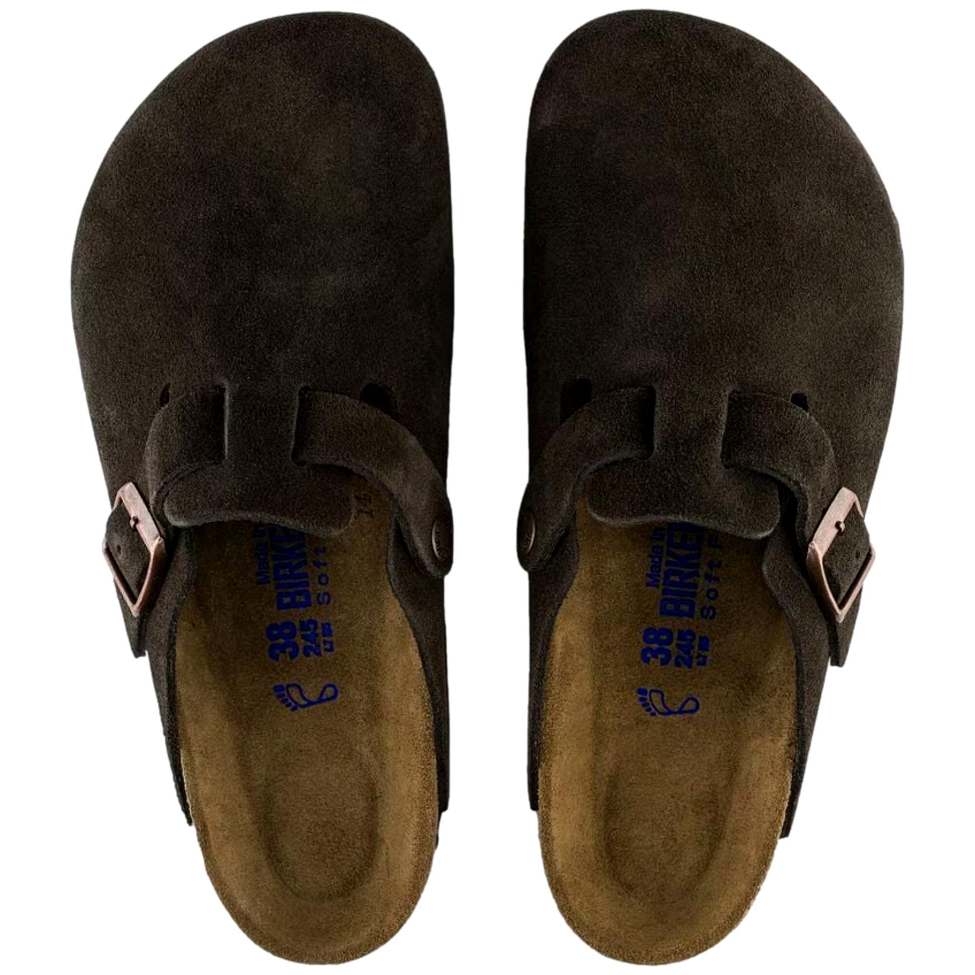Бостонские мюли Birkenstock BS Mocca 660461 Женские, коричневый — фото 3
