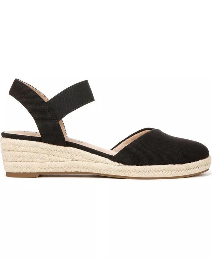 Женские босоножки Kimmie Espadrille на танкетке LifeStride, черный — фото 2