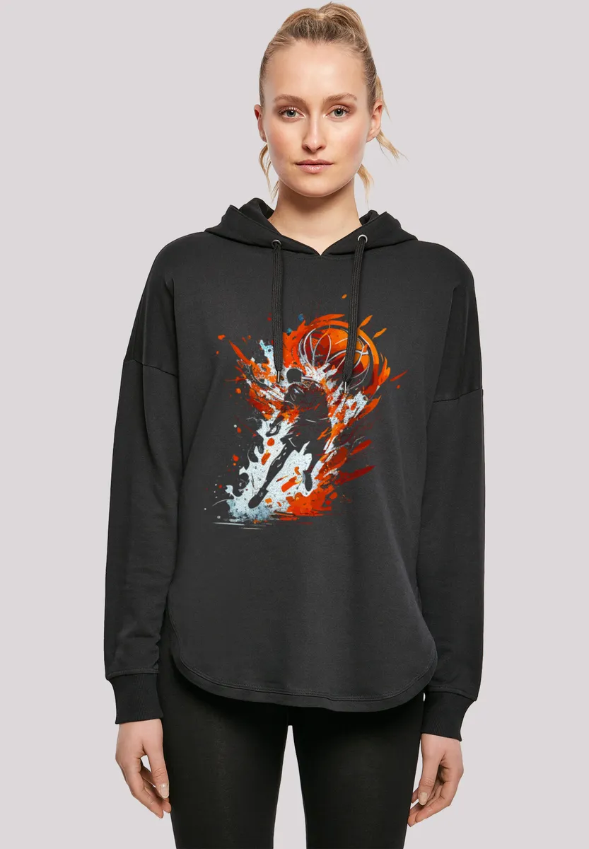 

Толстовка F4NT4STIC "Basketball Splash Sport Oversize Hoodie", принт, черный