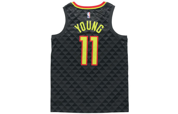 Майка Nike NBA Large Atlanta Hawks Basketball Jersey/Vest Black, черный — фото 2