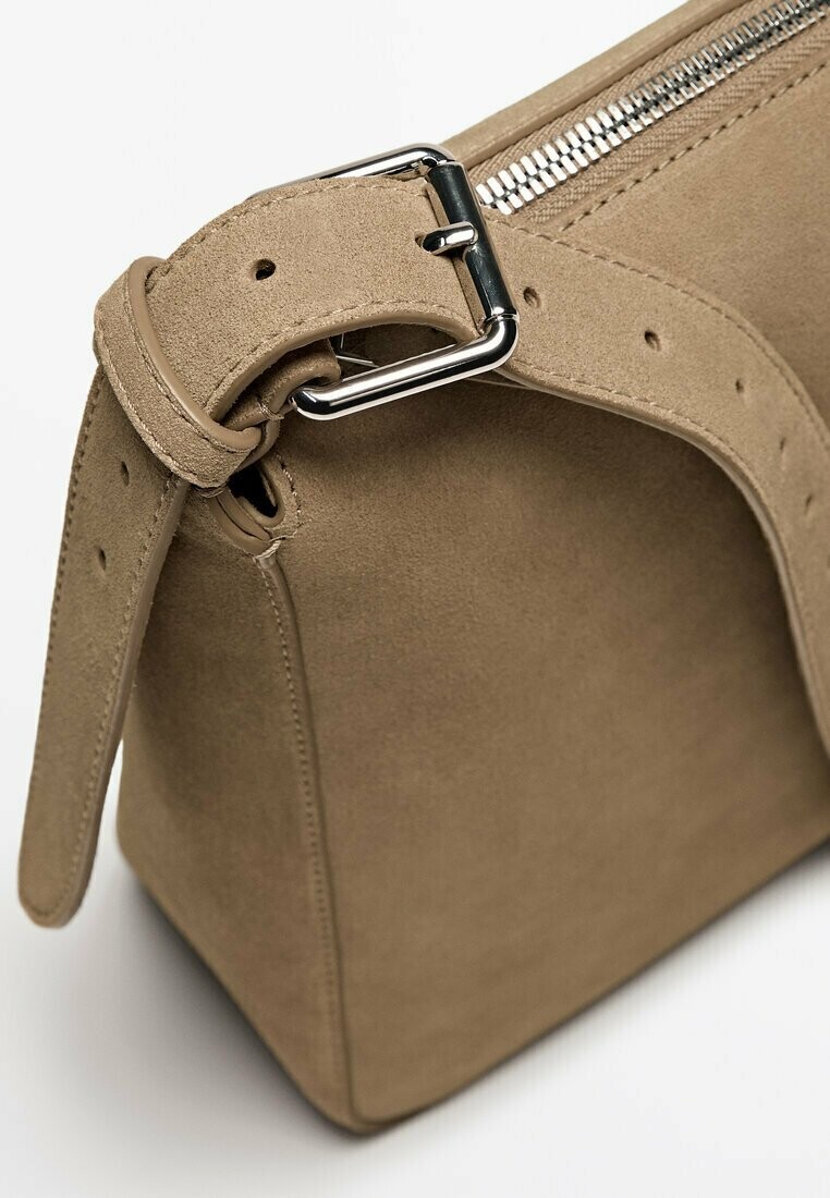 

Сумка через плечо ADJUSTABLE SPLIT Massimo Dutti, песочный