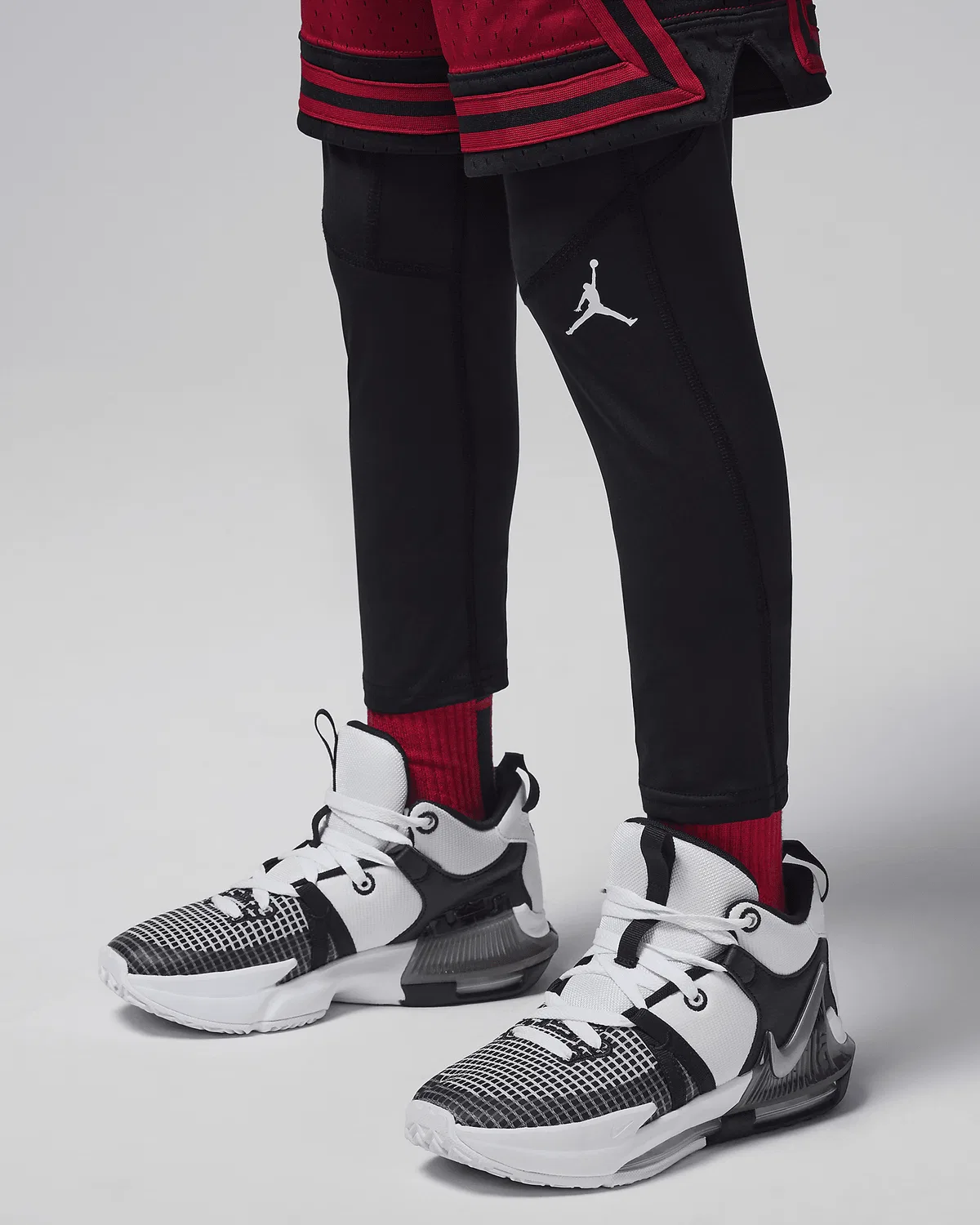 Детские компрессионные леггинсы Dri-FIT Jordan Sport, Black — фото 4