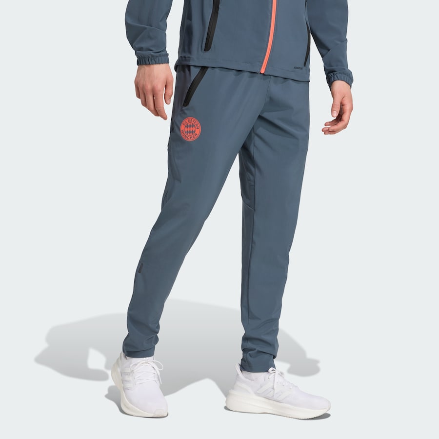 Обычные спортивные штаны ADIDAS PERFORMANCE FC Bayern München, серый — фото 2