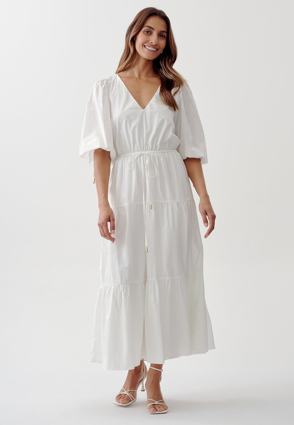 

Платье макси DAWSON MIDI TUSSAH, цвет white